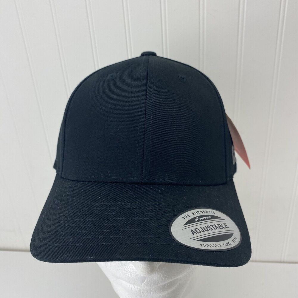 CATERPILLAR Diesel Hat Black 6 Panel Adjustable Gray Embroidered CAT Side Logo